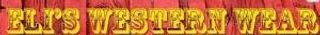 Eli's Western Wear logo