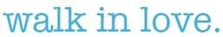 Walk in love. logo